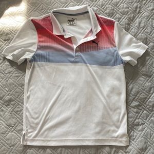 Puma collard golf shirt